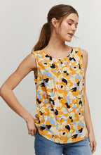 Joella Lemon Meringue Sleeveless Blouse