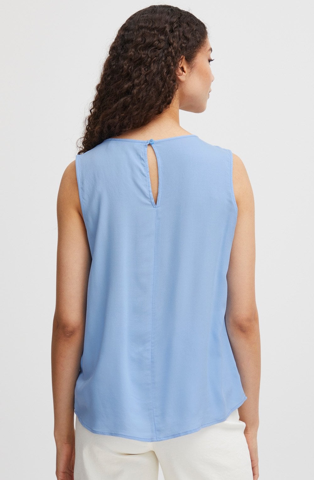 Joella Little Boy Blue Sleeveless Blouse