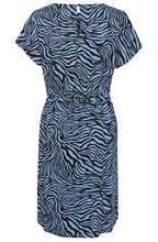 Joella Little Boy Blue Zebra Print Dress
