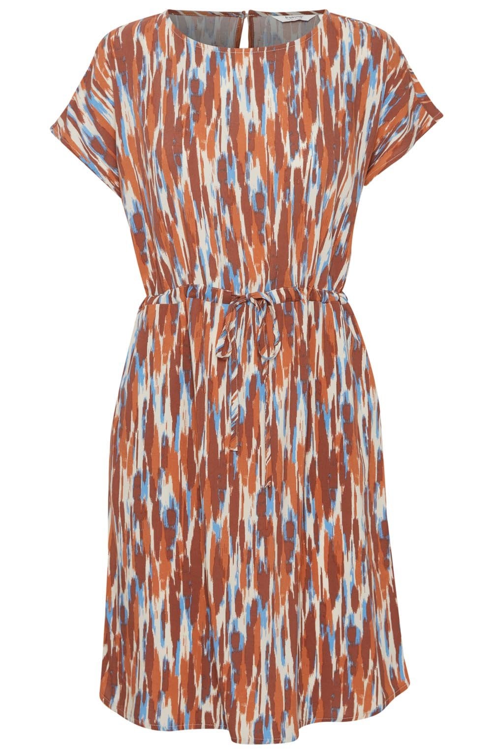 Joella Suntan Mix Bold Print Dress