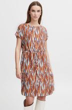 Joella Suntan Mix Bold Print Dress