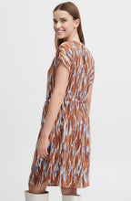 Joella Suntan Mix Bold Print Dress