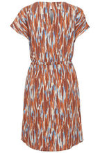 Joella Suntan Mix Bold Print Dress