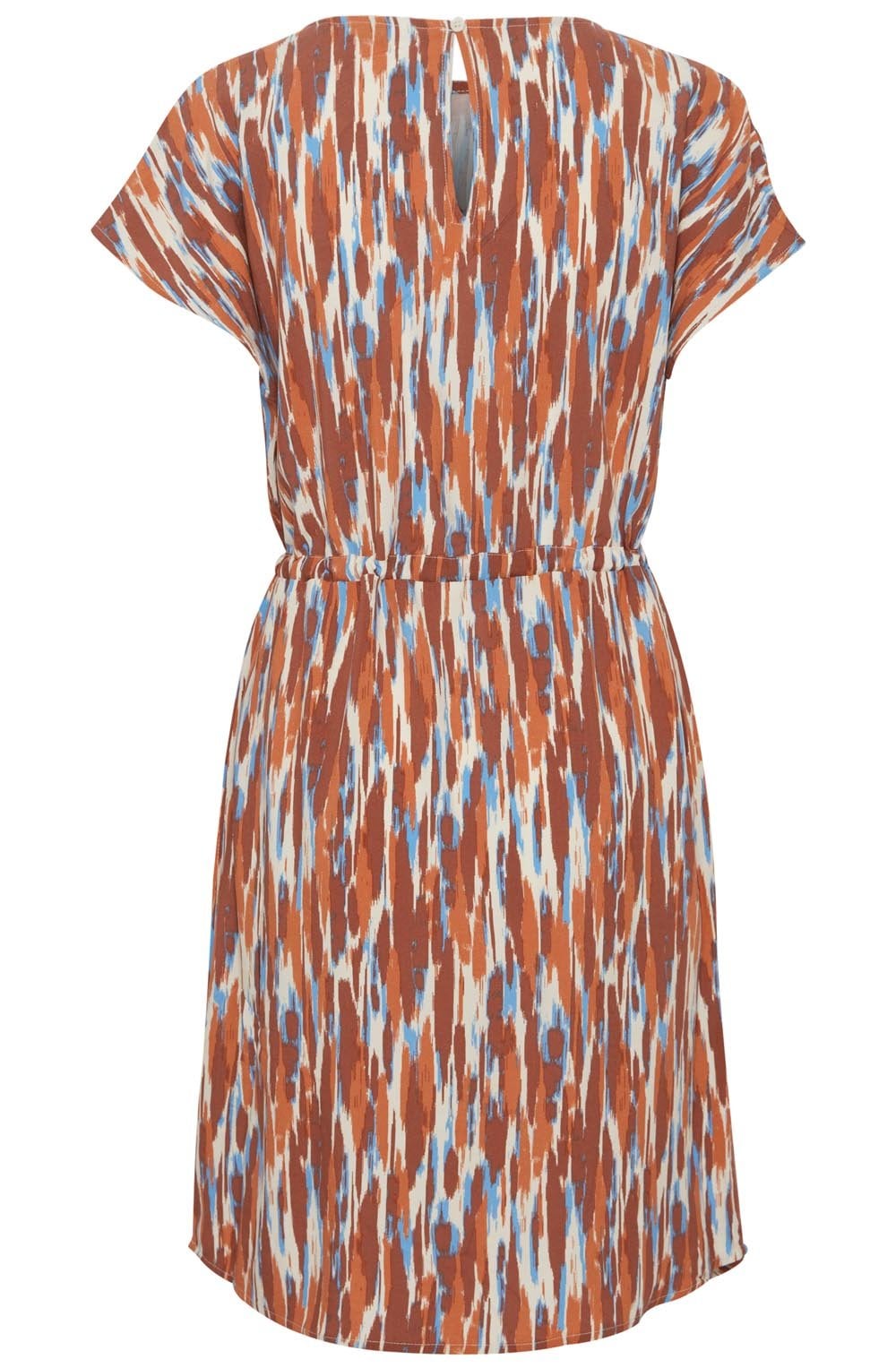 Joella Suntan Mix Bold Print Dress