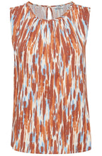 Joella Suntan Mix Sleeveless Blouse