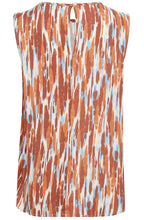 Joella Suntan Mix Sleeveless Blouse
