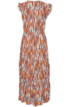 Joella Suntan Mix Tiered Maxi Dress