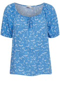 Joella Ultramarine Gypsy Style Top