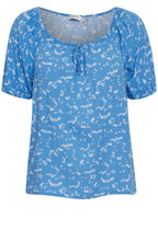 Joella Ultramarine Gypsy Style Top