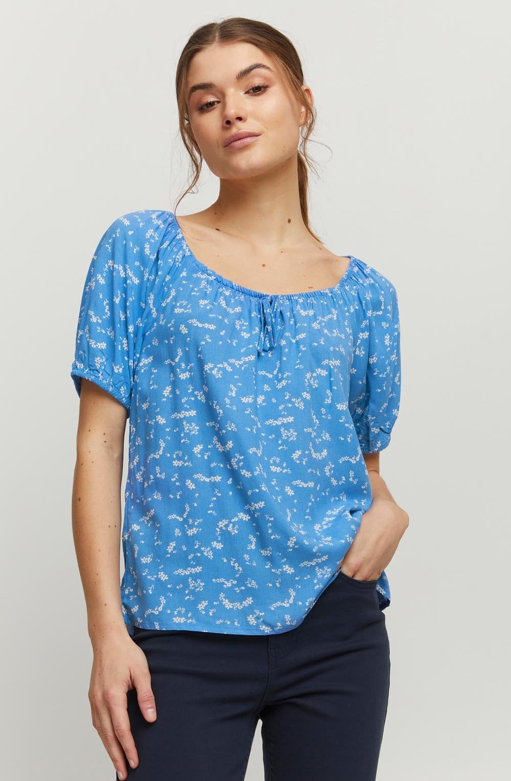 Joella Ultramarine Gypsy Style Top