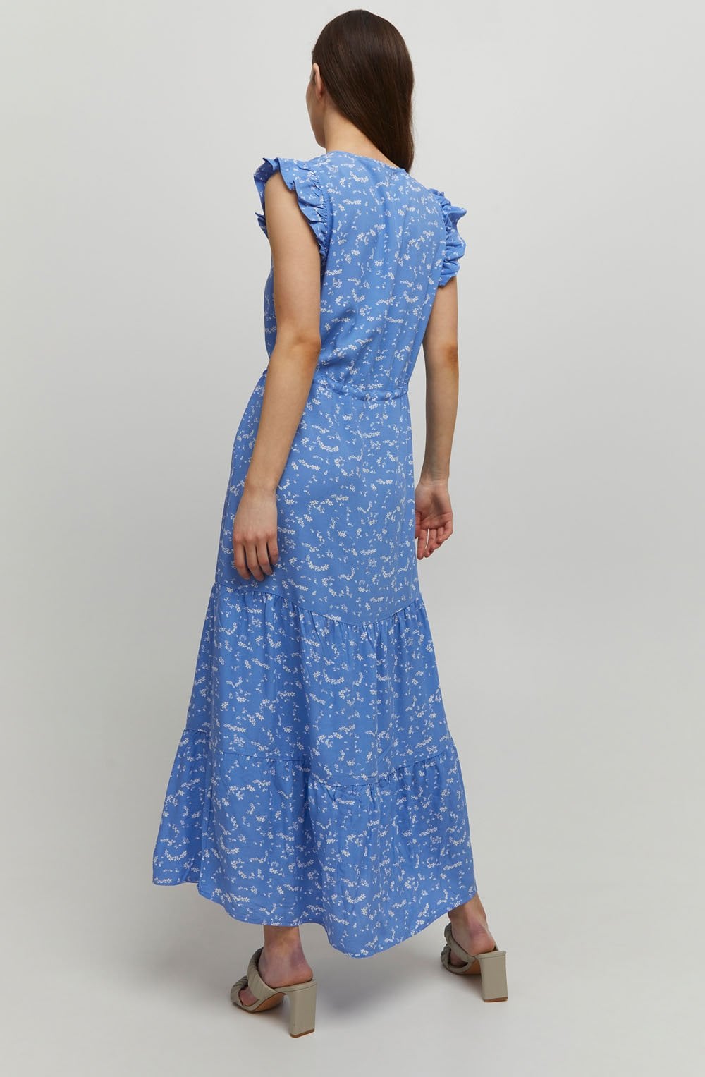 Joella Ultramarine Tiered Maxi Dress
