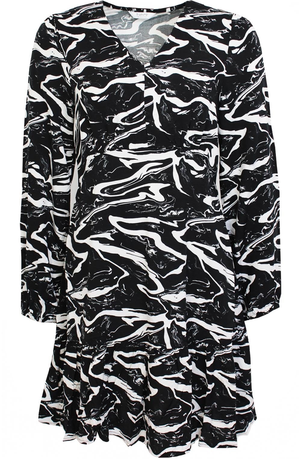 Josa Black and White A Line Dress