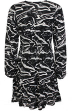 Josa Black and White A Line Dress