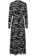 Josa Black and White Maxi Dress