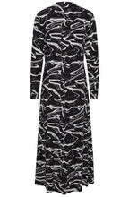 Josa Black and White Maxi Dress