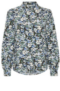 Josa Frosty Green Puff Sleeve Shirt