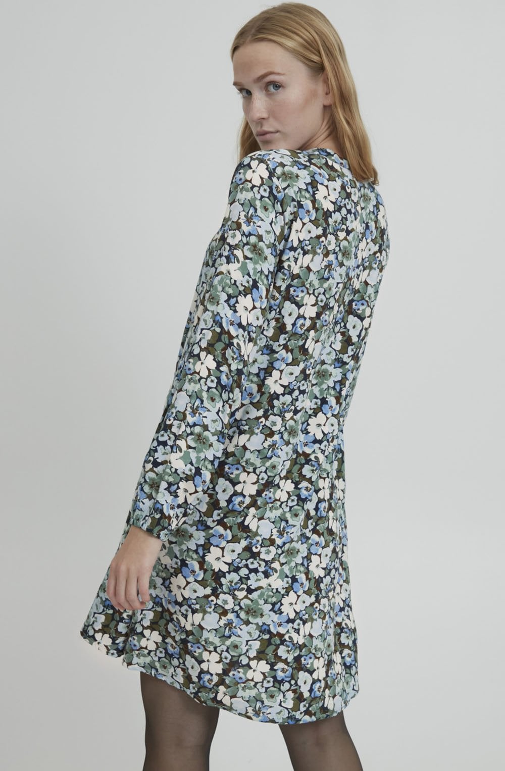 Josa Frosty Green Tunic Dress