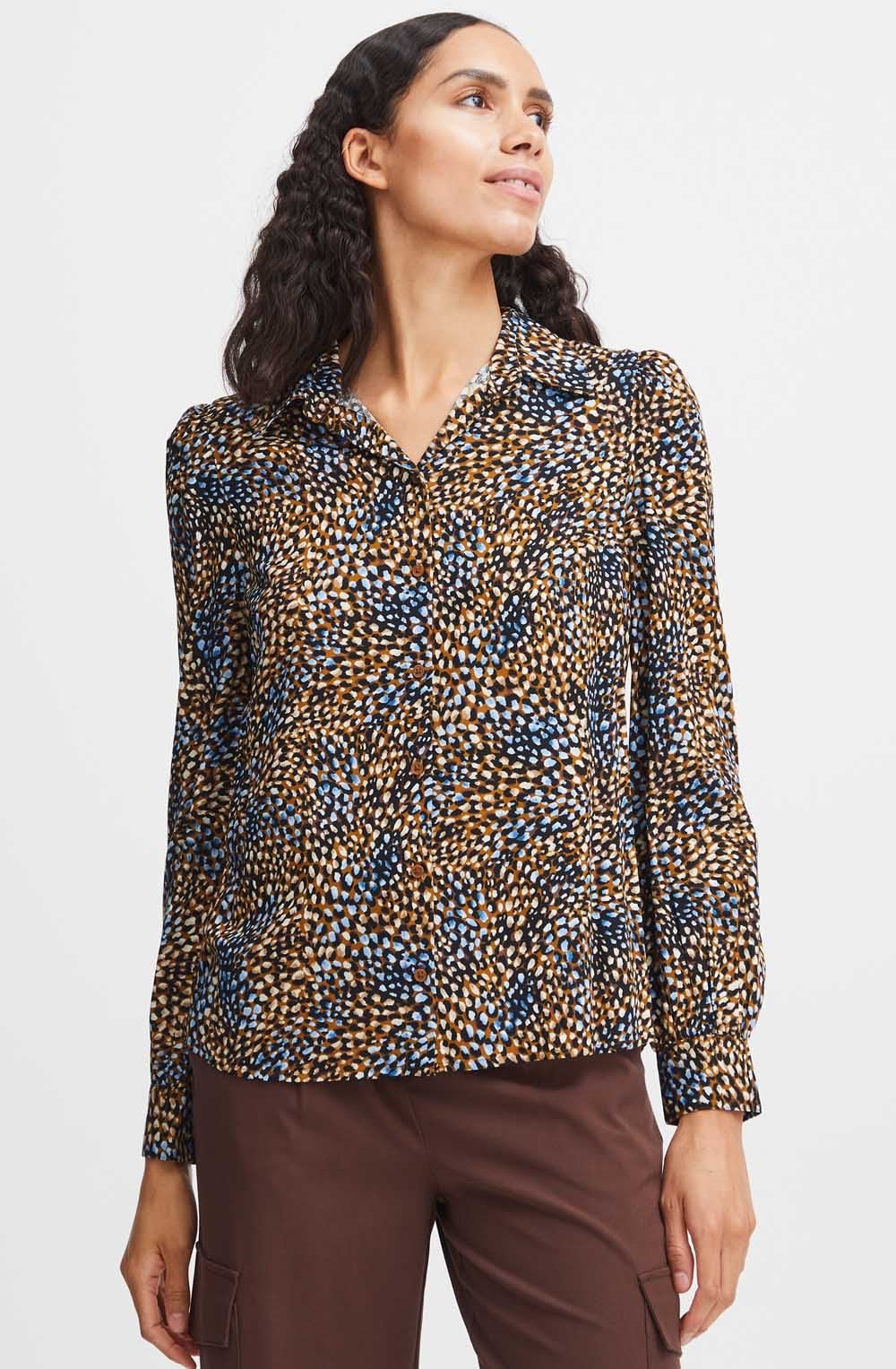 Josa Monks Robe Puff Sleeve Shirt