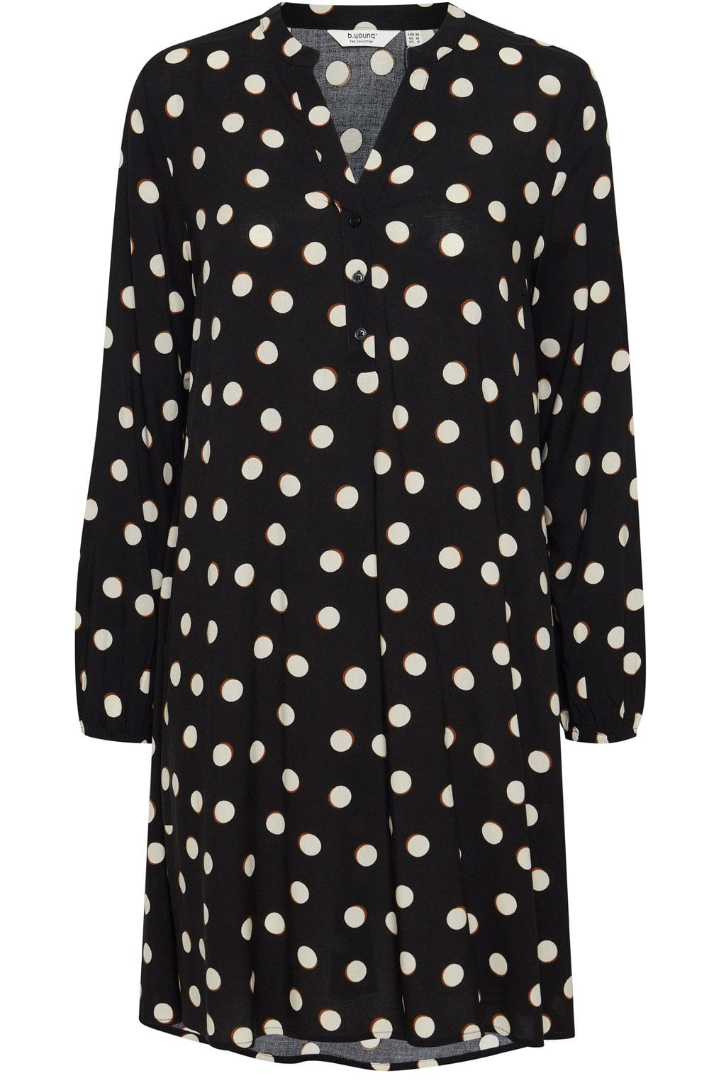 Josa Off White Polka Dot A Line Dress