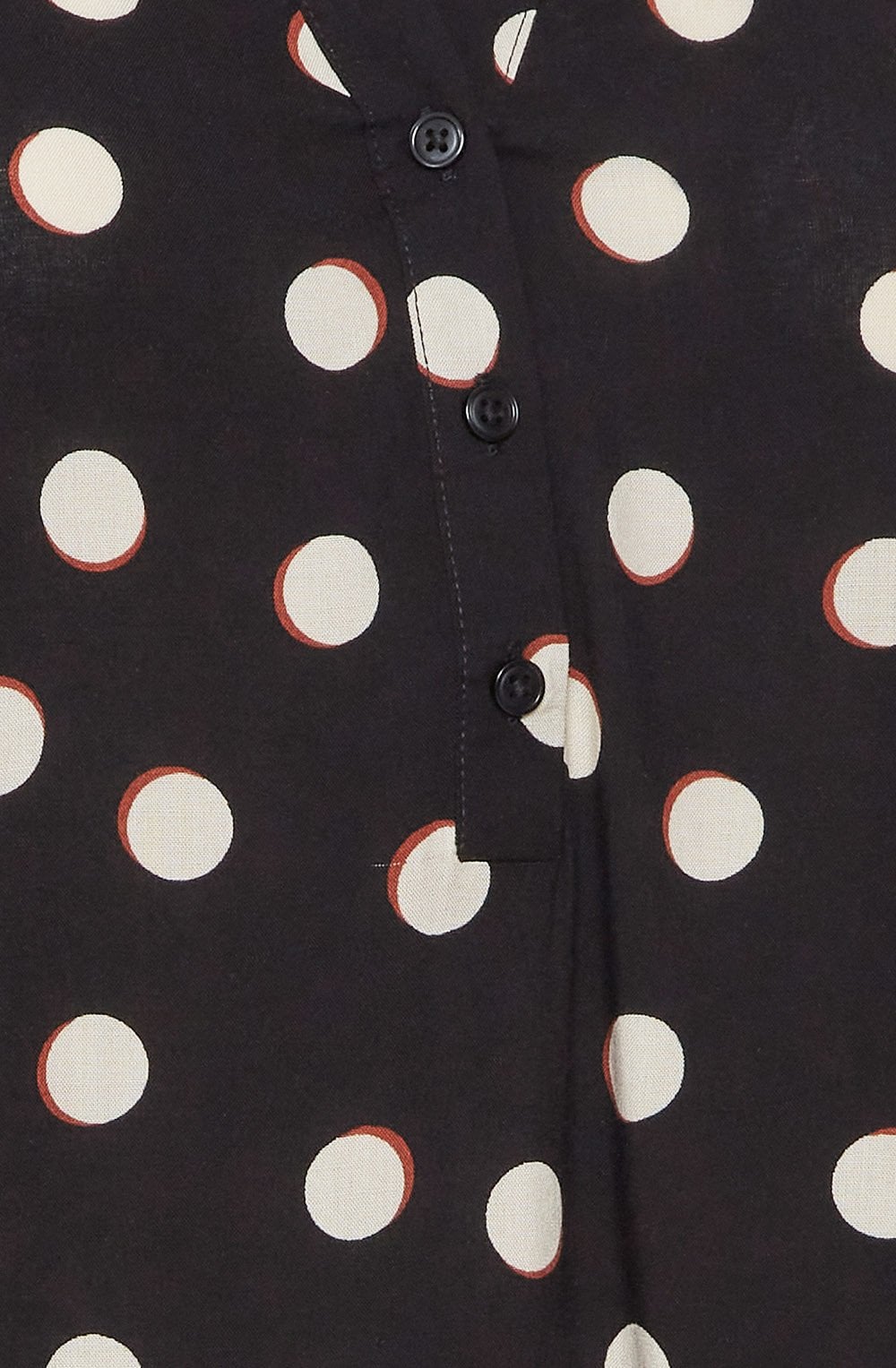 Josa Off White Polka Dot A Line Dress