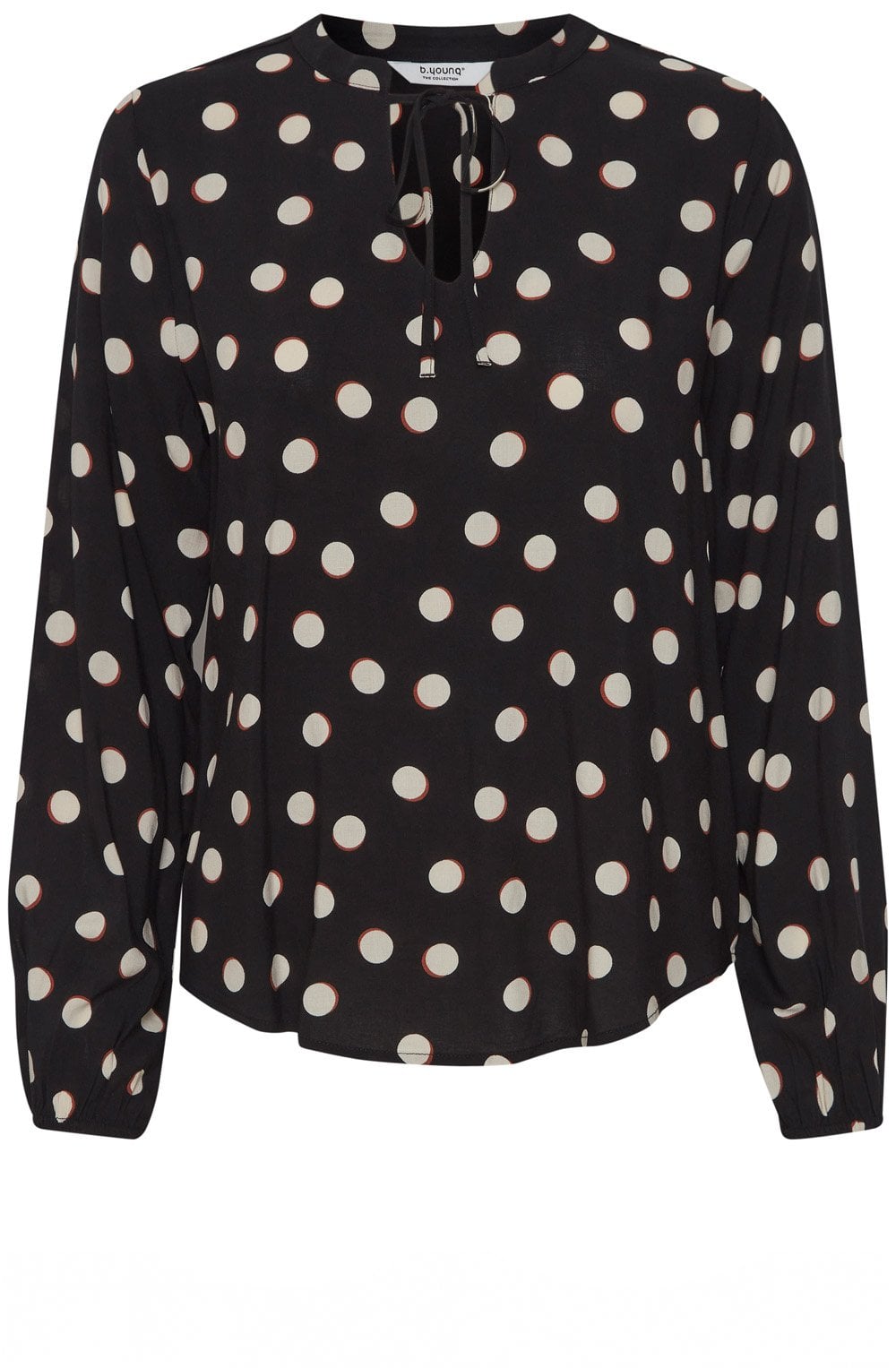 Josa Off White Polka Dot Blouse