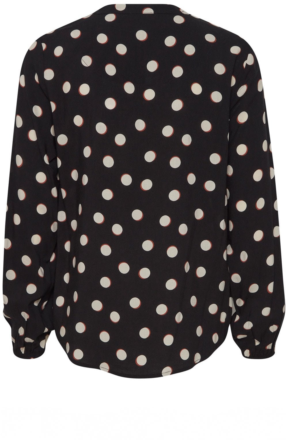 Josa Off White Polka Dot Blouse