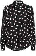 Josa Off White Polka Dot Shirt