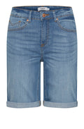 Kato Mid Blue Denim Shorts