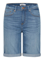 Kato Mid Blue Denim Shorts