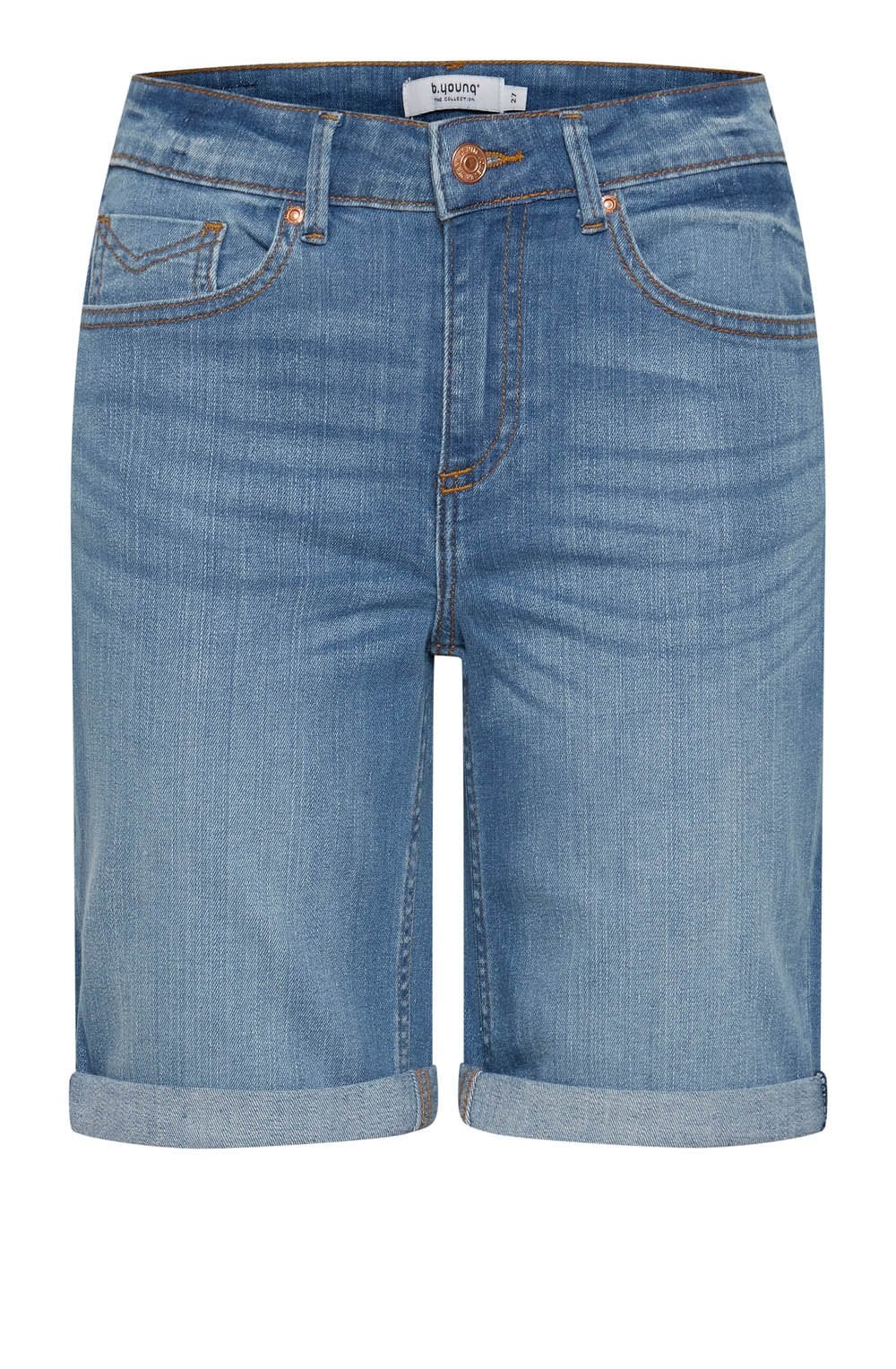 Kato Mid Blue Denim Shorts