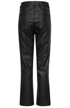 Kiko Black Straight Leg Coated Trousers