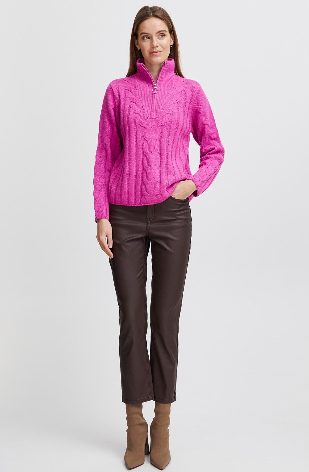 Kiko Java Straight Leg Coated Trousers