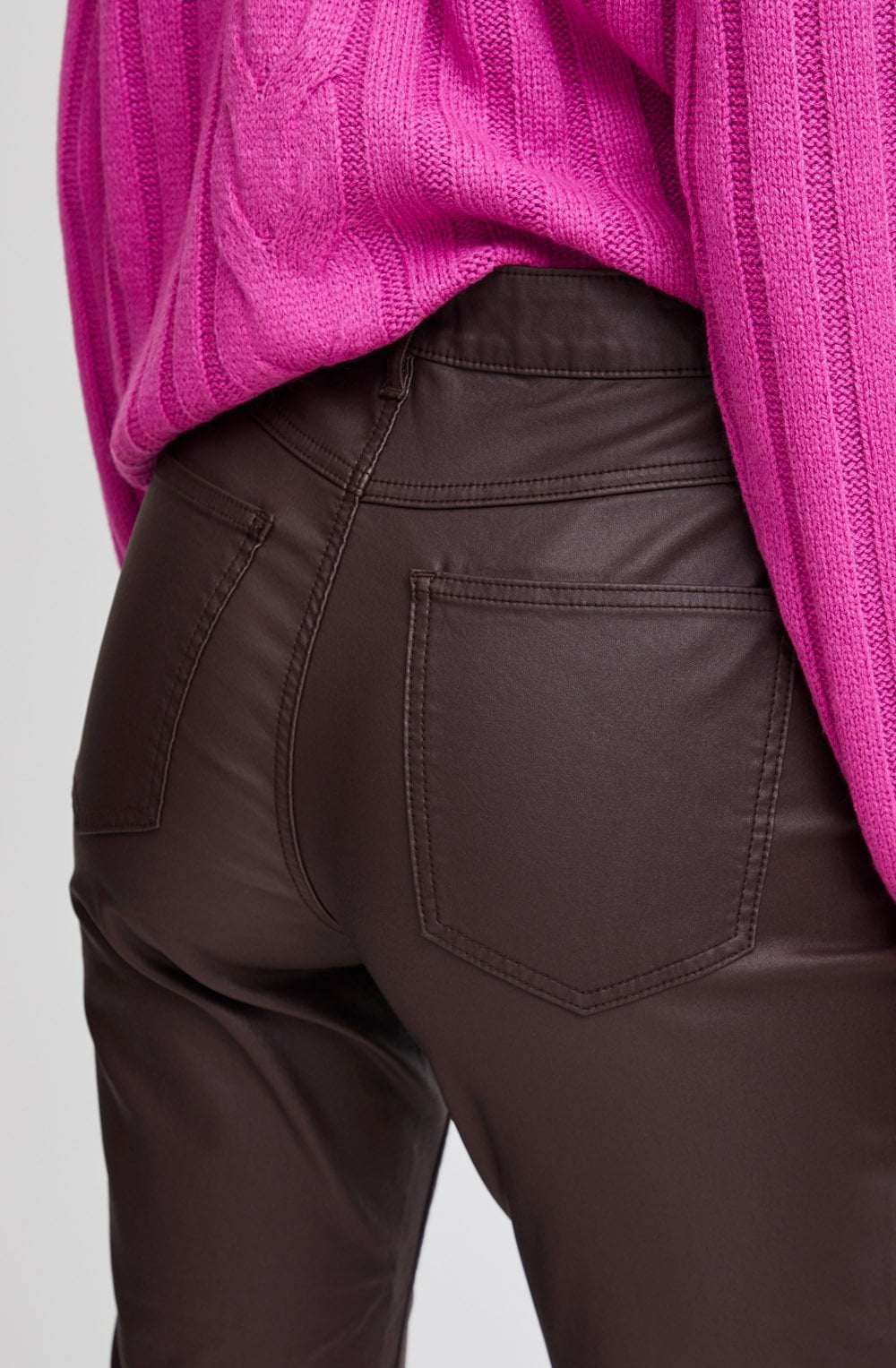 Kiko Java Straight Leg Coated Trousers