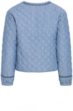 Kissia Mid Blue Denim Quilted Jacket