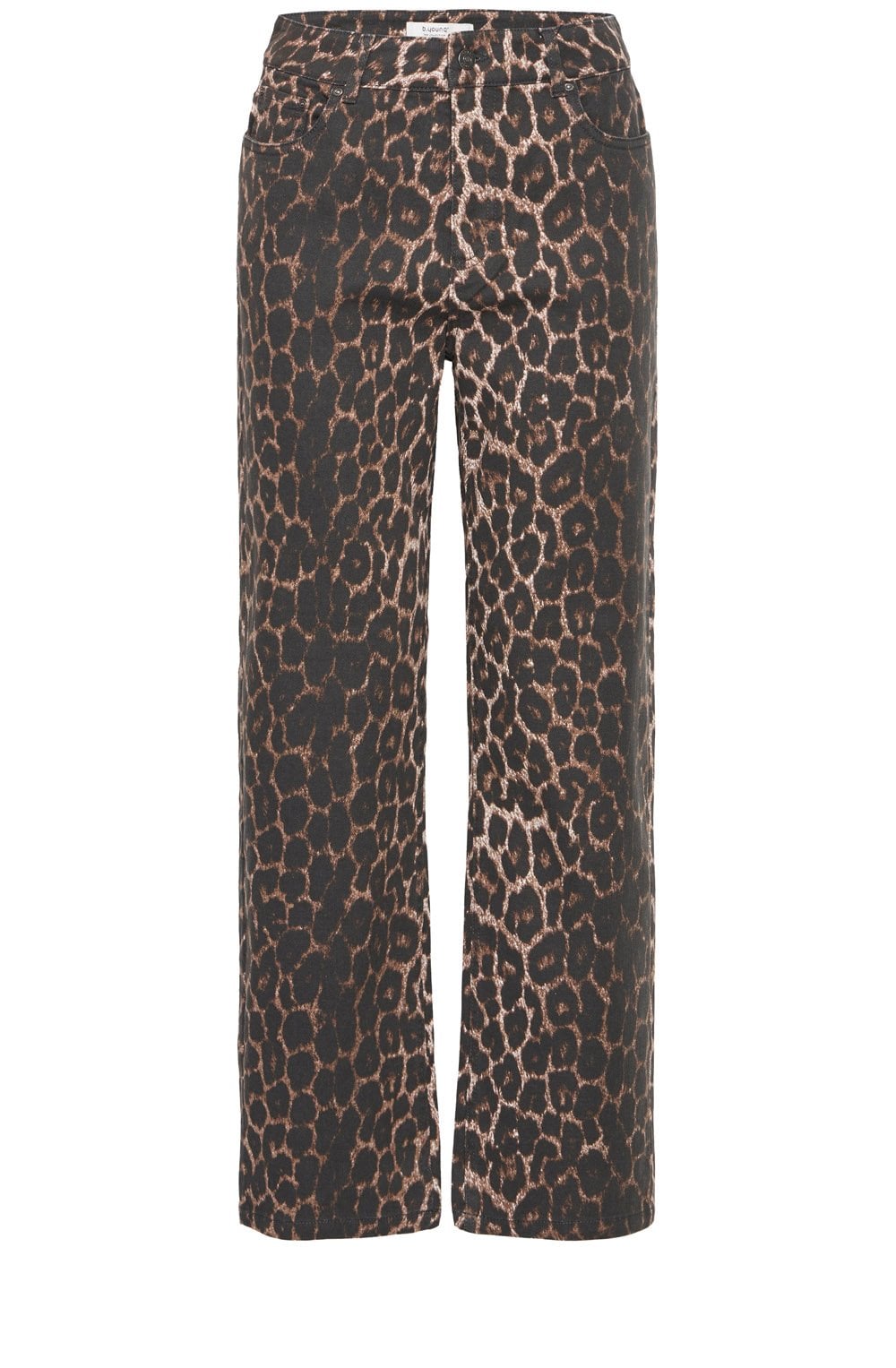 Leopard Print Ankle Length Jeans