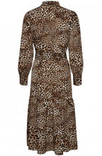 Leopard Print Button Up Dress