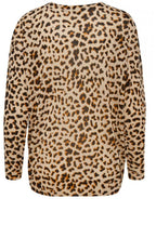Leopard Print Fine Knit Jumper