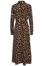 Leopard Print Shirt Dress