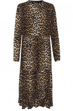 Leopard Print Smock Dress
