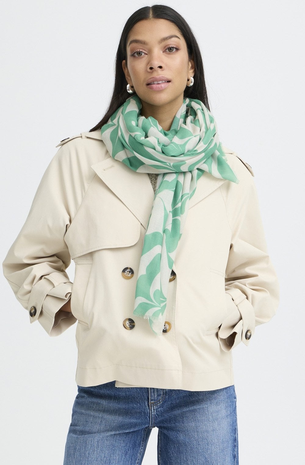 Leprechaun Green Lightweight Wallam Scarf