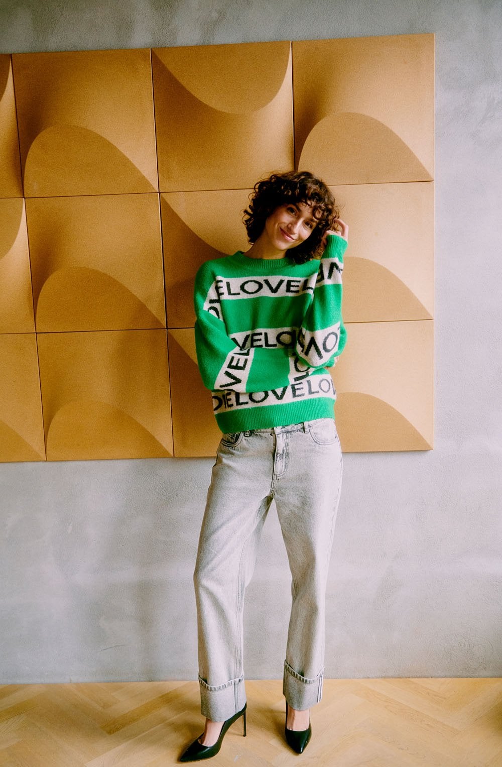 Leprechaun Green Love Omea Jumper