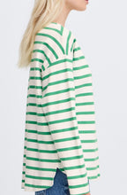 Leprechaun Green Striped Ramsi Pullover