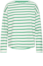 Leprechaun Green Striped Ramsi Pullover