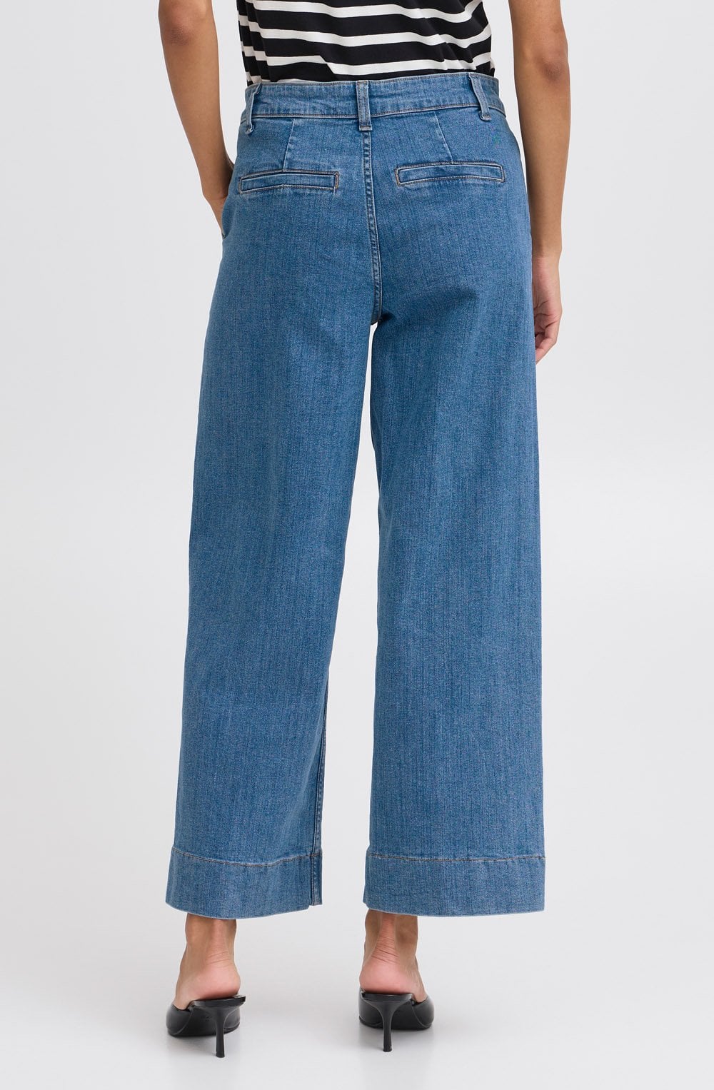 Light Blue Denim Komma Wide Fit Jeans