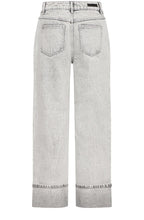 Light Grey Denim Keffini Turn Up Jeans