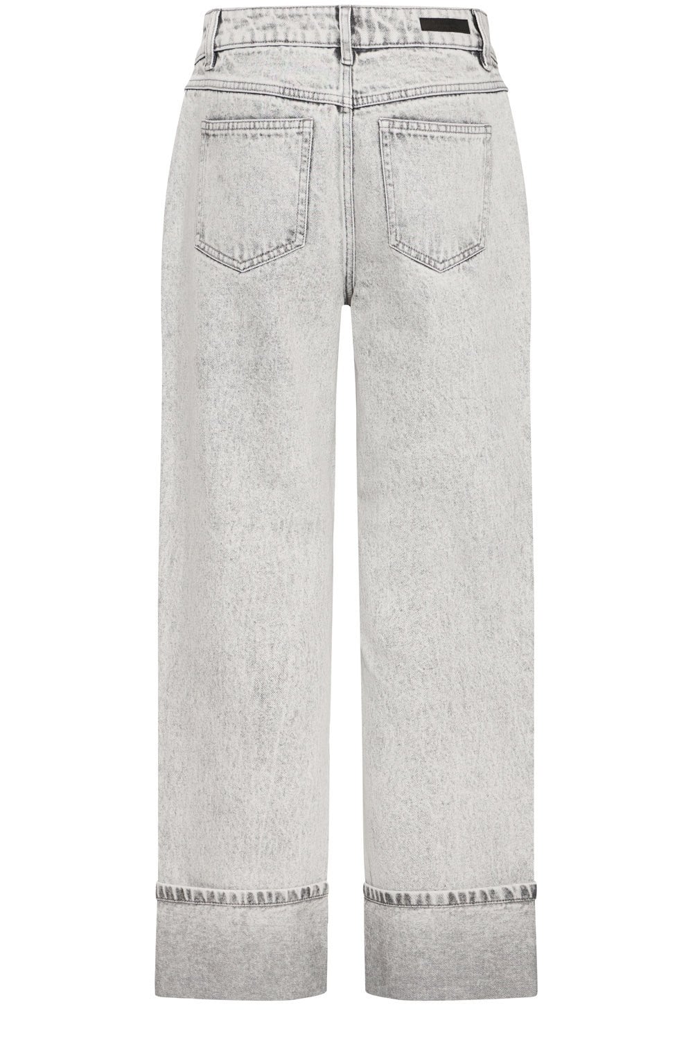 Light Grey Denim Keffini Turn Up Jeans