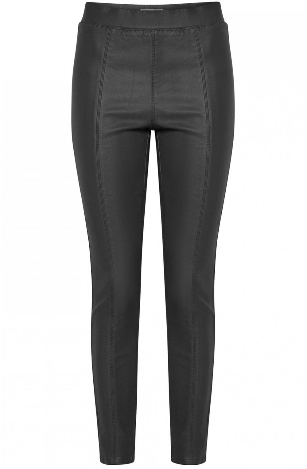 Lola Black Wet Look Leggings