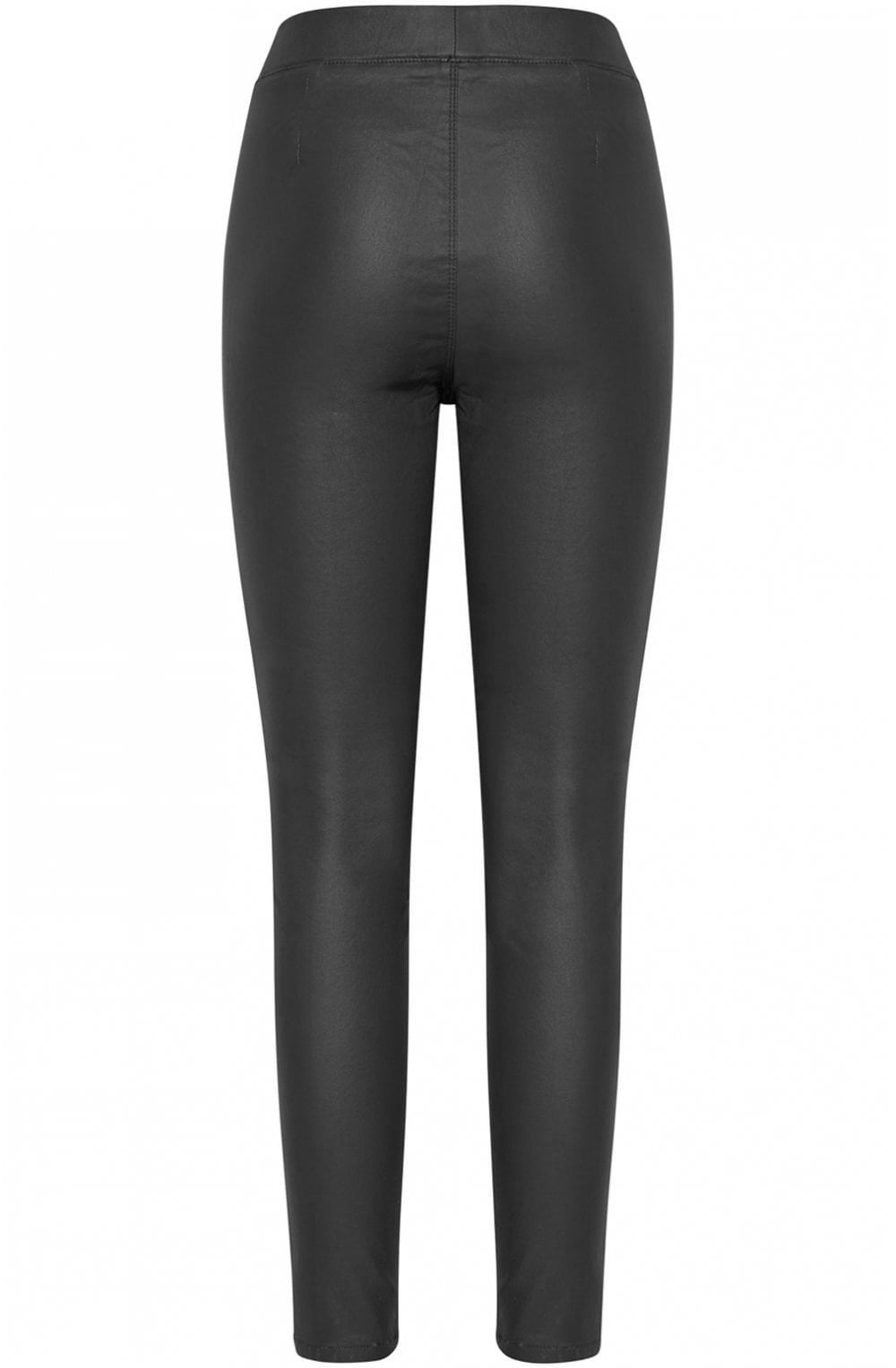 Lola Black Wet Look Leggings