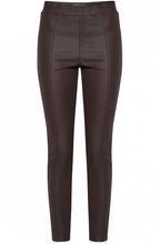 Lola Brown Wet Look Leggings