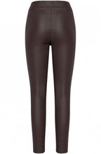 Lola Brown Wet Look Leggings